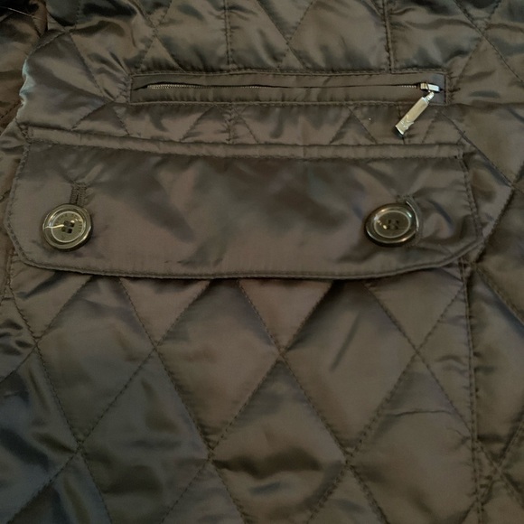 Fuchs Schmitt Womens Black Winter Puffer Coat Sz 18 W/Pockets Button Closure - Picture 9 of 9